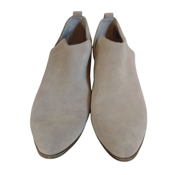 Joie Rowen Cutout Pointed Toe Western Booties Tan Suede Ankle Boots Sz 10 M - Picture 3 of 11